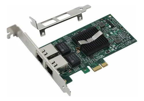 Placa De Rede Dual Giga Intel 82576eb E1g42et Pci-e X1 1000m
